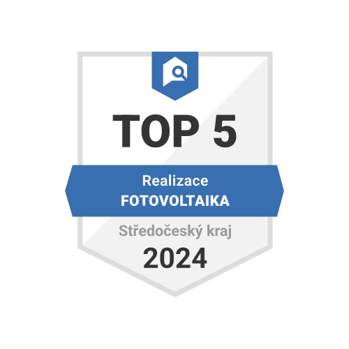 Certifikát fotovoltaické panely na střeše domu ve Středočeském kraji od Profi Green Energy